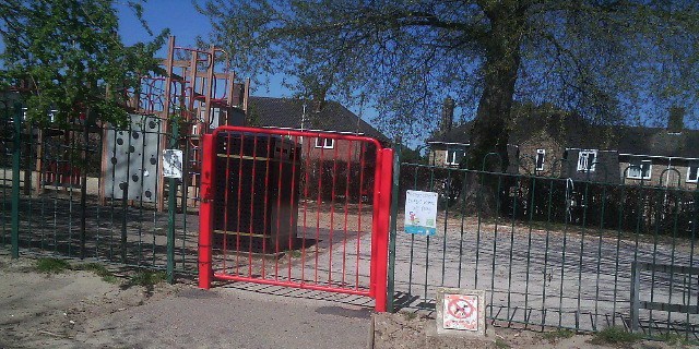 A locked playground