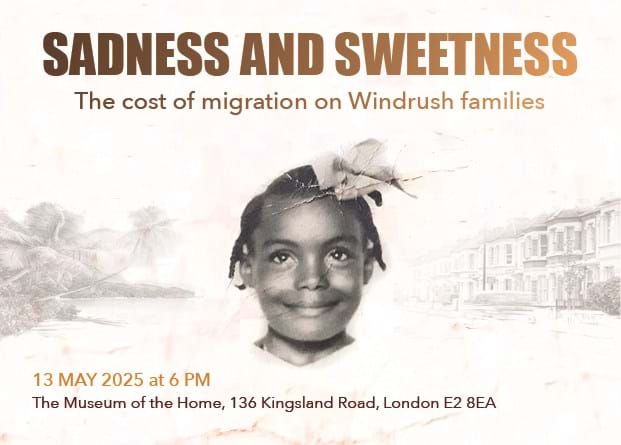 Poster of Sadness and Sweetness, a documentary film by Sheba Montserrat