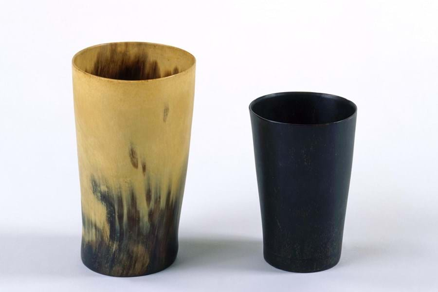 Two horn beakers 