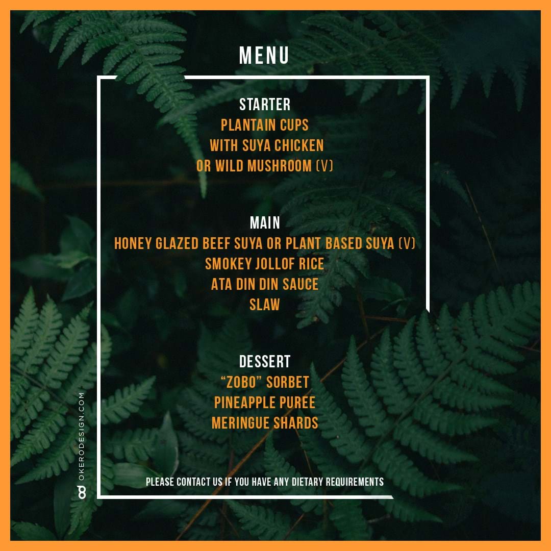Flyer Menu 2
