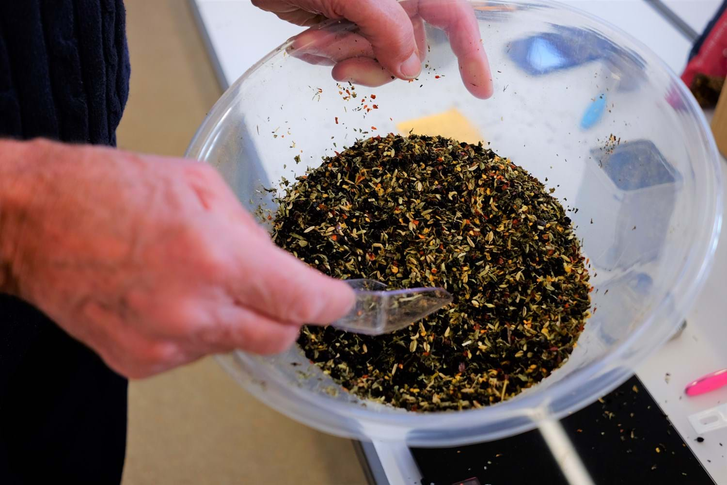 herbs in a bowl