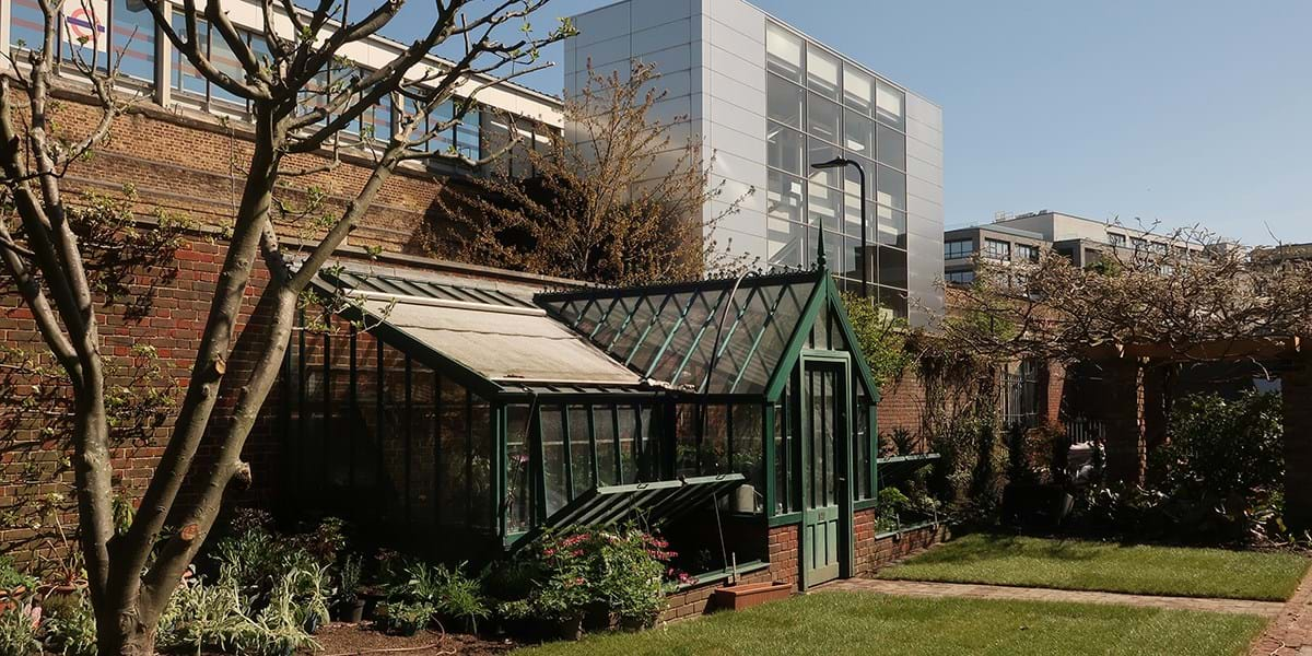 Old fashioned greenhouse