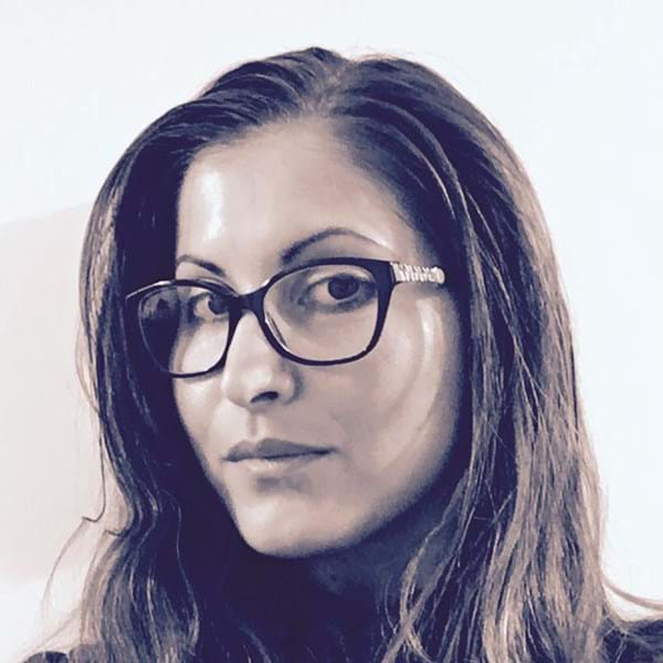Kremena Dimitrova photographed in black and white