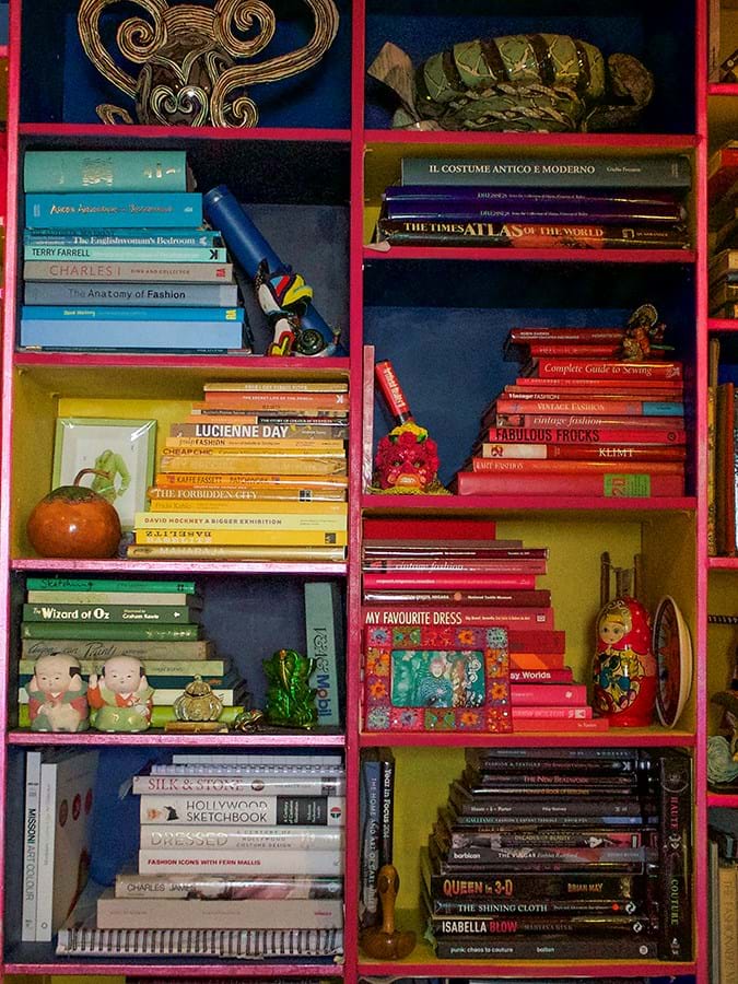 Bookshelf © Bridie O'sullivan Courtesy Of Zandra Rhodes Studio
