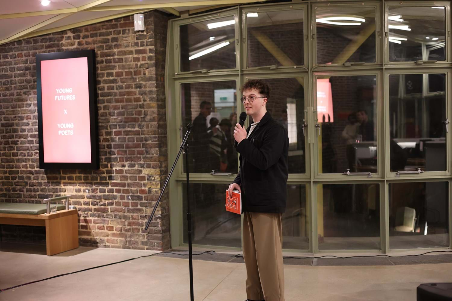 Man speaking to audience