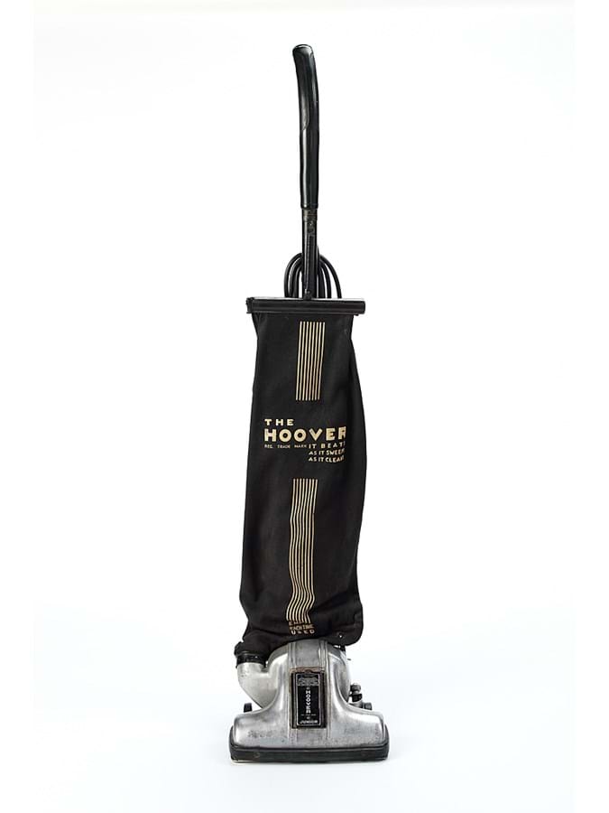 Stand up vacuum cleaner, black and silver 